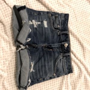 American Eagle Ripped Jean Shorts